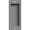 Ekena Millwork Premium 6" Flush Pull For Barn Doors 3/4" Thick or Greater, Flint Gray GB6001FP06FG - alternate 1